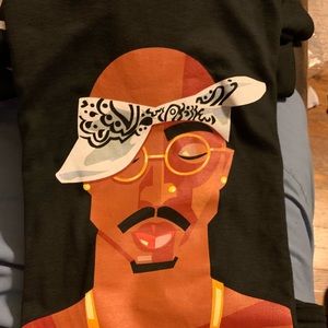 Cross Colour Tupac Shakur pop art shirt